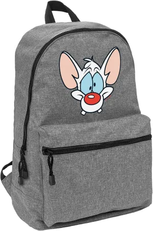 LOGOVISION Pinky and The Brain Pinky Head Lightweight Backpack for Work School Daily Use Packable for Travel
