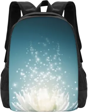 Lotus Flower Zen Lightweight Packable Backpack Travel Casual Hiking Daypack Foldable Backpack For Men Women