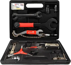 Lumintrail 38 Piece Bike Tool Kit Bicycle Repair Tool Box for Mountain and Road Bike Maintenance Tools with Storage Case