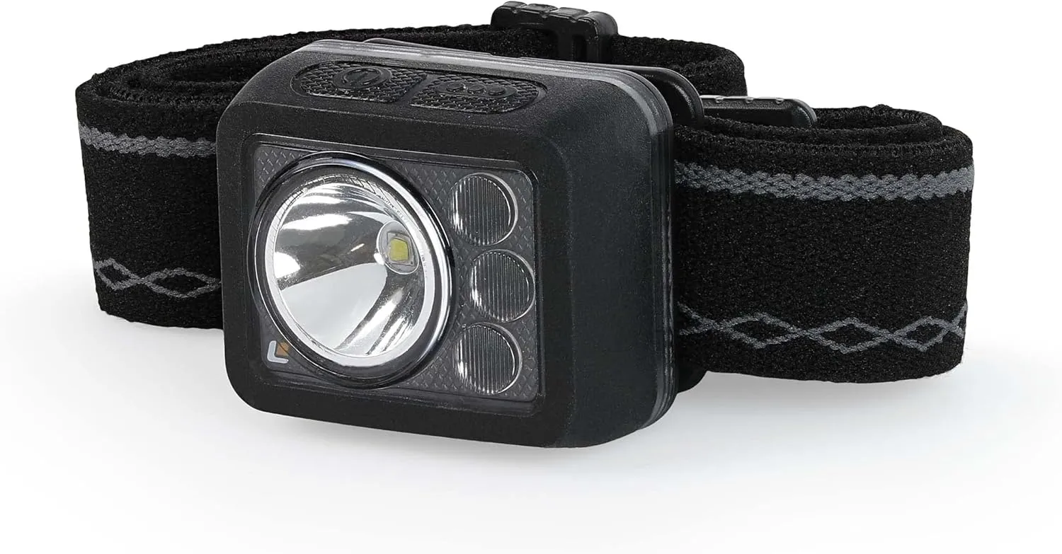 LUXPRO Rechargeable Headlamp LED Waterproof, Lightweight, Bright, Cubi738