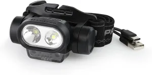 LUXPRO XP748 Pro Series Rechargeable Waterproof LED Headlamp - 650 Lumens - Waterproof, Bright Headlamp for Hiking, Camping & More - Rechargeable Headlight Lamp
