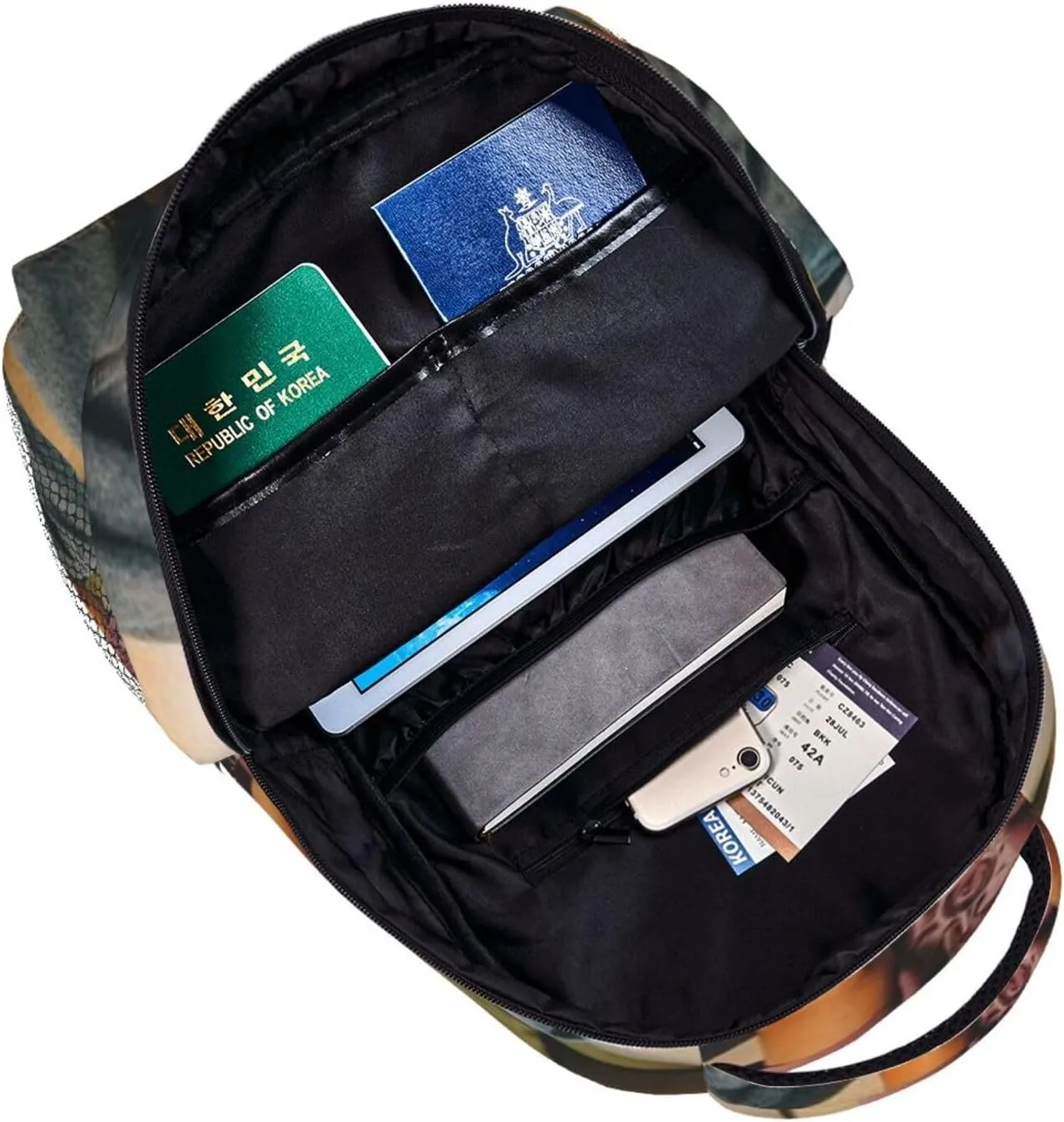 M-ichael Cimino Casual Student Backpack With Adjustable Shoulder Straps And Cushioned Back For Comfort Black