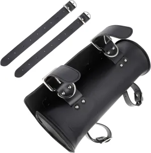 MAGICLULU Motorcycle Tail Bag Waterproof Backpack Bike Frame Bag Durable Leather Large Storage Rainproof
