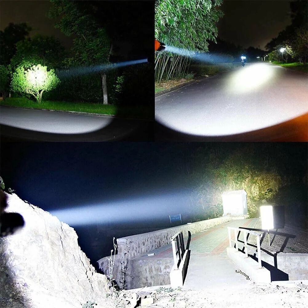 Magik US 1-2 Pc LED Rechargeable Headlamp Super Bright Waterproof Outdoor Camp Hunting (2 Pack)
