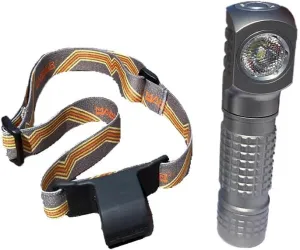 Manker E02 III Pocket EDC Flashlight/Headlamp,400 Lumens USB-C 10440/AAA Battery,with Magnetic Tail，Clip & Headband 4000K high CRI Bead Blasted Titanium
