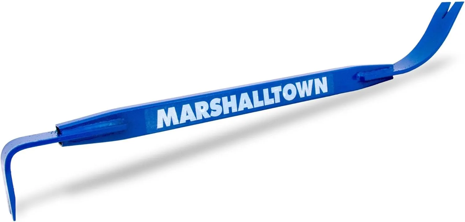 MARSHALLTOWN Two-Headed Monster Pry Bar, 28 Inch, Concrete, Powder Coated Steel, Made in the USA, 10059