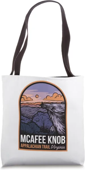 McAfee Knob Appalachian Trail Hiking Tote Bag