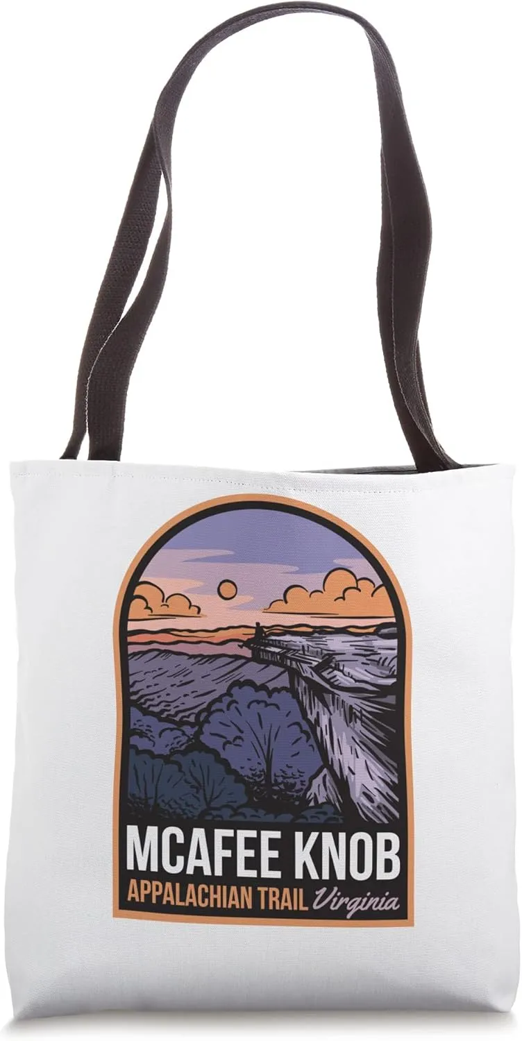 McAfee Knob Appalachian Trail Hiking Tote Bag