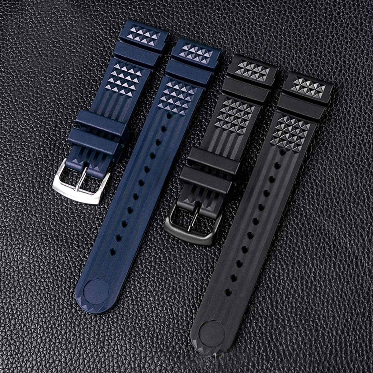 Men Silicone Sport Watch Band For Seiko SRP601J1 Water Ghost Canned Watch Strap Diving Waterproof Bracelet