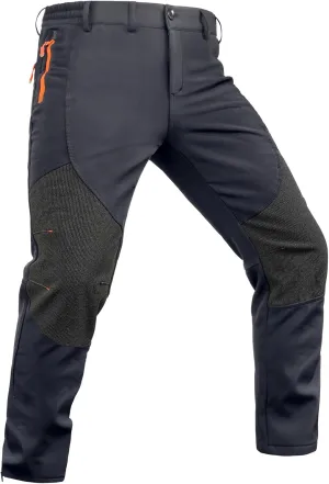 Mens Snow Pants Waterproof, Insulated Fleece Winter Hiking Skiing Snow Pants for Men- Adjustable Waist, Durable Knee Fabric, Convenient Bottom Zipper(Grey, 3830)
