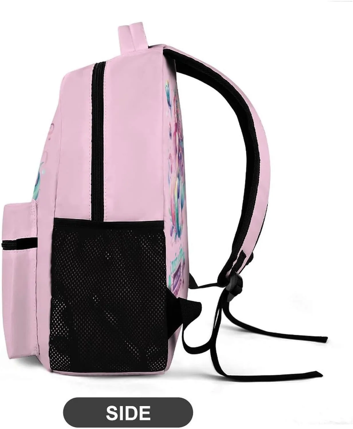 Mermaid School Backpack for Kids Girls Boys, 16 Inch Cute Mermaids Themed Bookbag, Personality School Backpack for Students Children, Lightweight, Large Capacity