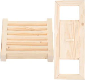 MERRYHAPY 1Set Cedar Sauna Blinds Grille Air Vent Easy to Install Wooden Shutter Window for High Temperature Humidity Sauna Durable Ventilation Accessory for Fresh Air