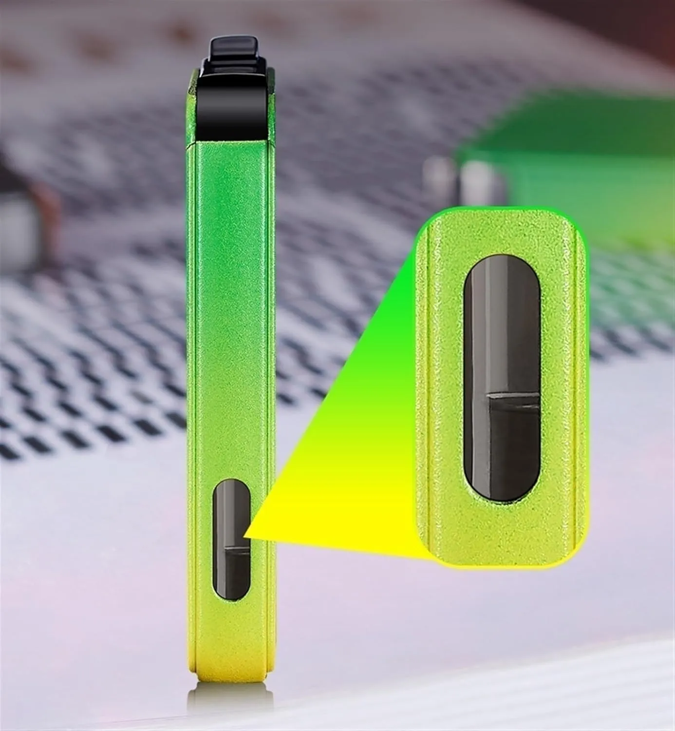 Metal Lighter with Visible Butane Window, Windproof and Adjustable Flame, Butane refillable, Lightweight and Easy to Carry, an Essential Tool for Camping, Allowing You to Enjoy a Worry-fr