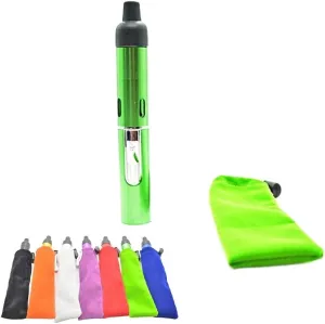 Metal Tobacco Pipe Aroma Lighter with Volcanic Rock,Multi-Purpose Portable Handheld All-in-One Tube Built-in Detachable Refillable Butane Pipe Lighter for Camping Outdoor BBQ Hiking(Green)
