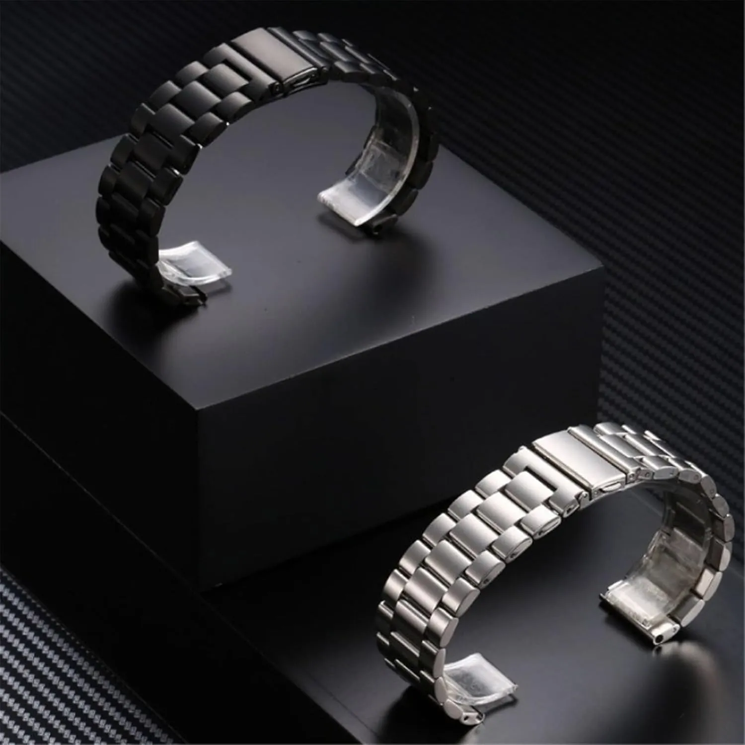 Metal Watch Band 24mm Universal Replacement Wristband Quick Release Stainless Steel Watch Band for Smart Watch Watch Accessories