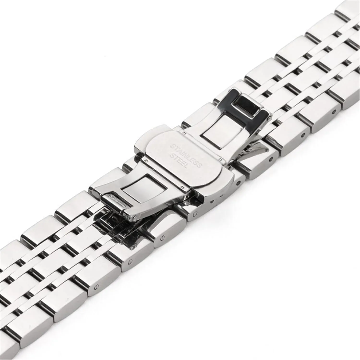Metal Watch Strap Men Women 18mm 20mm 22mm Watch Sports Stainless Steel Belt Steel Watch Strap Quick Release Watch Strap Watch Bracelet Wristband(Gold,12mm)