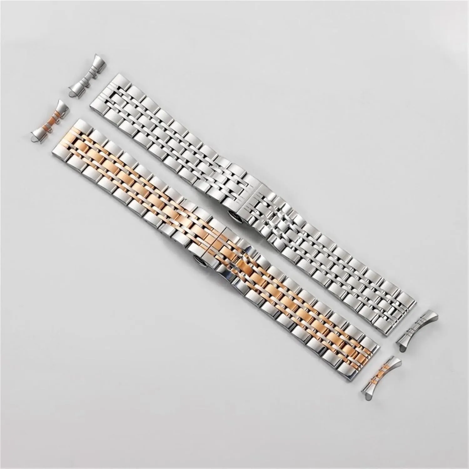 Metal Watch Strap Men Women 18mm 20mm 22mm Watch Sports Stainless Steel Belt Steel Watch Strap Quick Release Watch Strap Watch Bracelet Wristband(Gold,12mm)