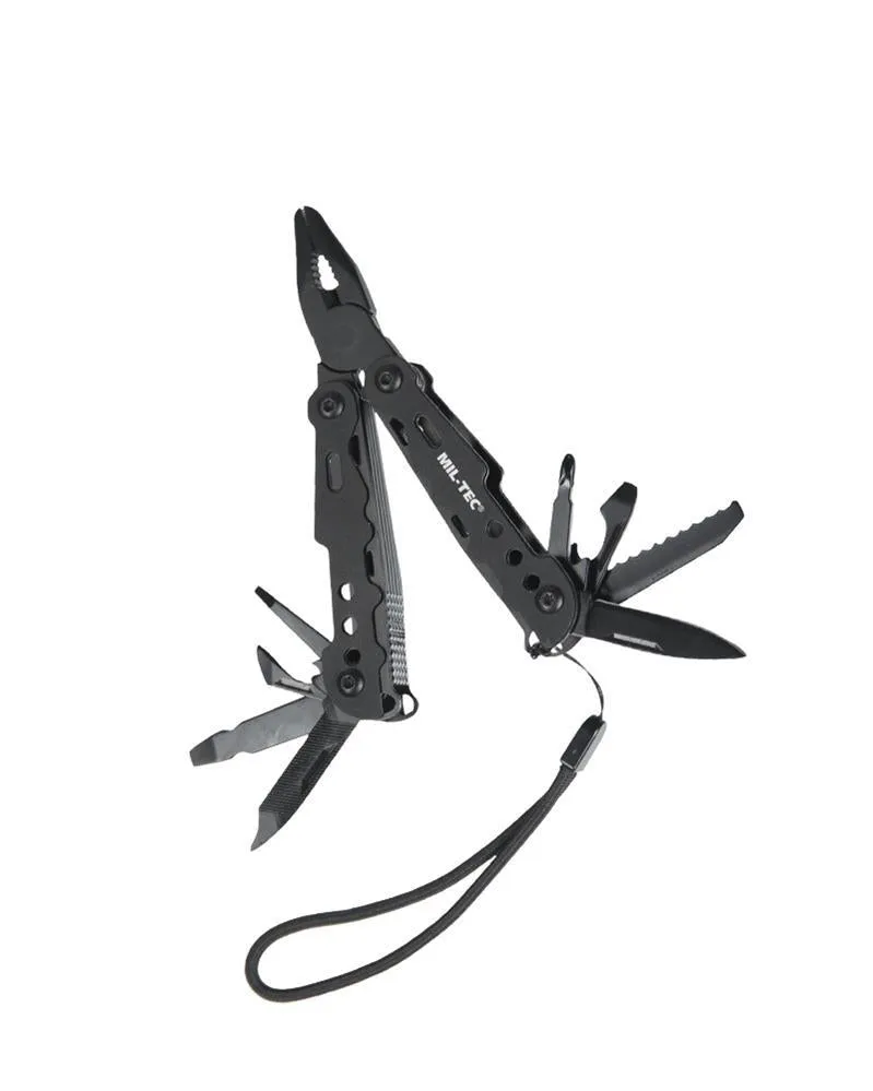 MIL-TEC Cobra Multi Tool Pocket Knife Miniature 2Cr13 Steel Aluminium Handle