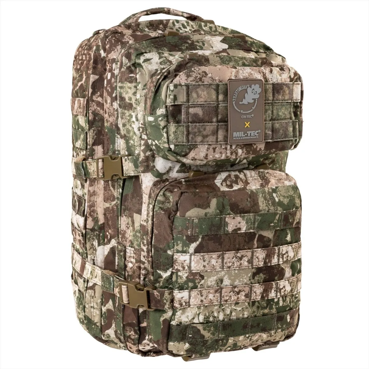 MIL-TEC US Assault Tactical Backpack 36L Ergonomic Formed Padded Shoulders