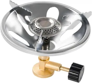 Milisten Backpacking Picnic Portable Gas Stove Burner Camping Gas Stove Head Windproof Design