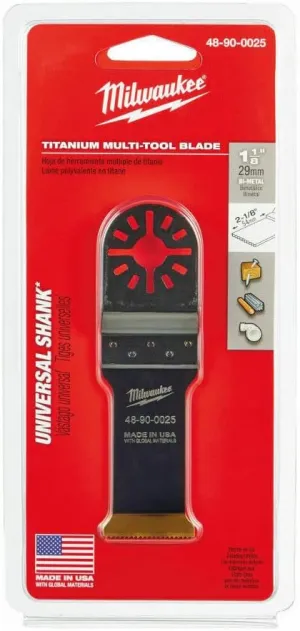 Milwaukee 48-90-0025 1-1/8" Titanium Multi-tool Blade