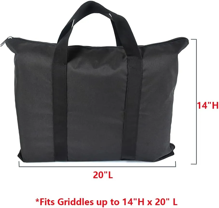 Mini Lustrous Griddle Carry Bag for Camp Chef SG30, SG14, FG20, MSG20, CGG16 Griddle Models, Waterproof Anti-UV Material, Medium