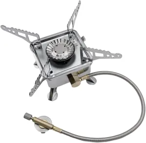 Mini Stove Outdoor Camping Propane Stove Burner Hose for Outdoor Activities
