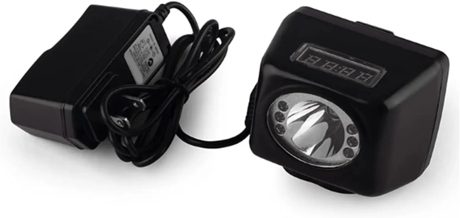 Mining Light,Mining Headlamp, 3W Head Mounted Mining Lamp 4500LM Explosion Proof Coal Mine Headlamp Head Belt Charger