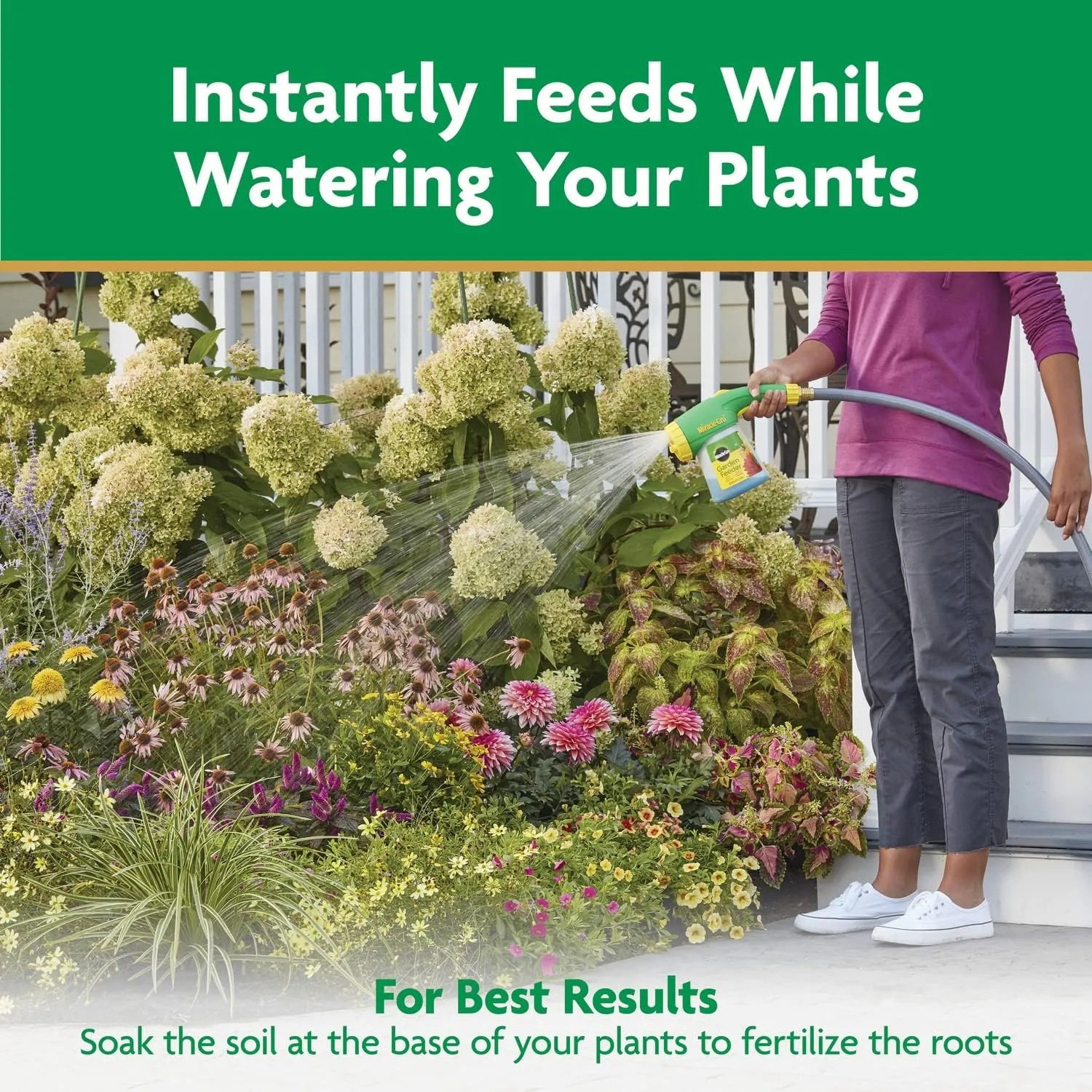 Miracle-Gro Water Soluble All Purpose Plant Food, 24-8-16, Instantly Fertilizes Plants, Waterproof Bag - 5 lb.