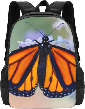 Monarch Butterfly House Lightweight Packable Backpack Travel Casual Hiking Daypack Foldable Backpack For Men Women