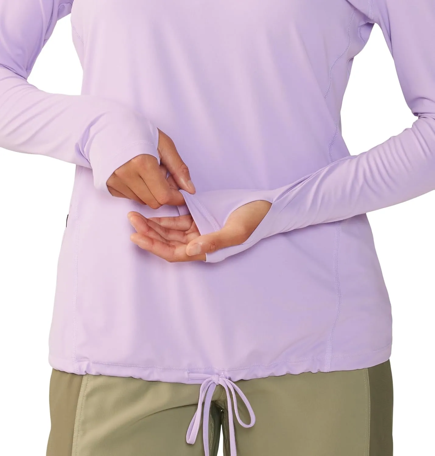 Mountain Hardwear Women's Crater Lake Long Sleeve Hoody for Hiking, Camping, Backpacking, and Casual Wear