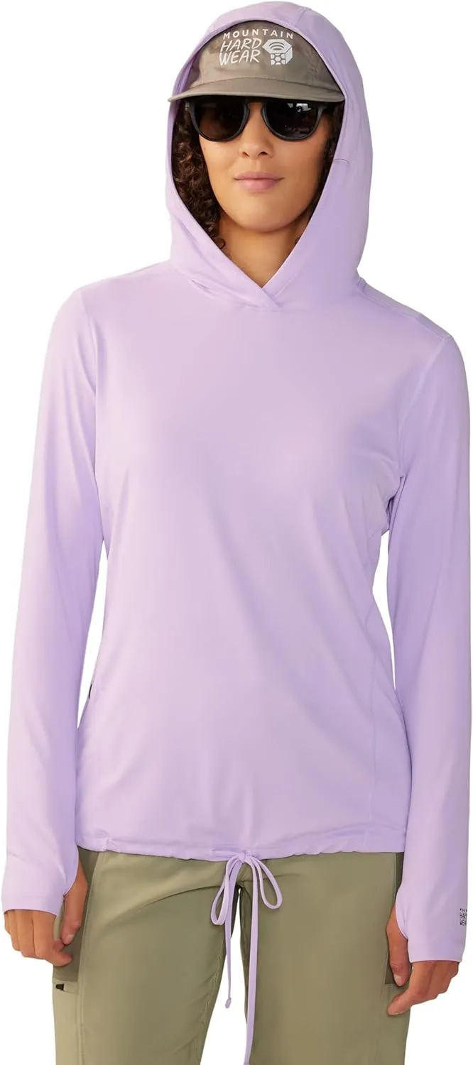 Mountain Hardwear Women's Crater Lake Long Sleeve Hoody for Hiking, Camping, Backpacking, and Casual Wear