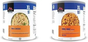 Mountain House Rice & Chicken | Freeze Dried Survival & Emergency Food | #10 Can   Mountain House Chili Mac with Beef | Freeze Dried Survival & Emergency Food | #10 Can