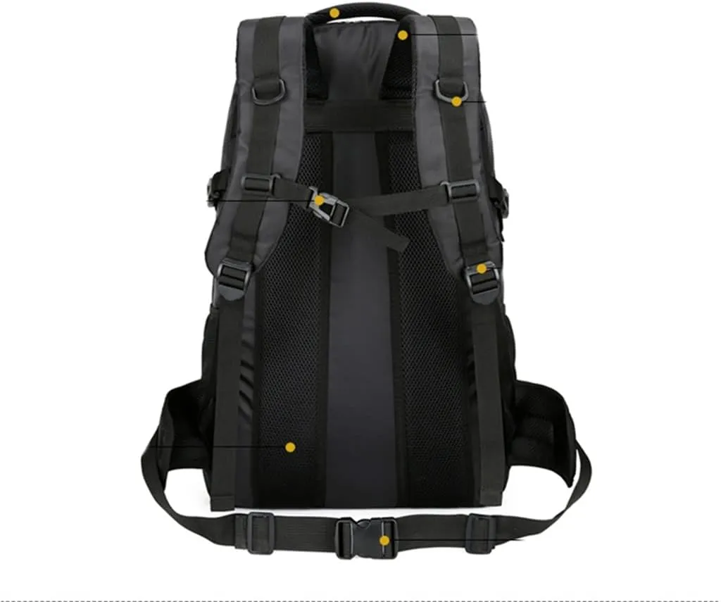 Mountaineering Backpack Rucksack 60L Outdoor Sports Bag Travel Backpack Hiking Backpack Hiking Bag(A)