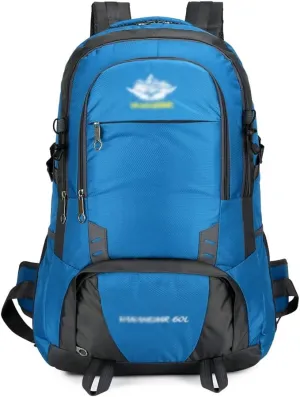 Mountaineering Backpack Rucksack 60L Outdoor Sports Bag Travel Backpack Hiking Backpack Hiking Bag(C)