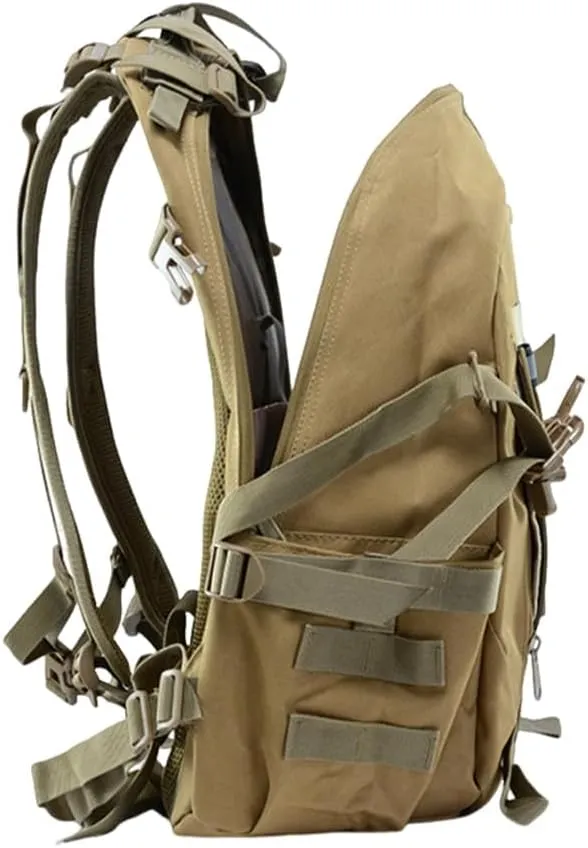 Multi-functional Lightweight Outdoor Backpack for Hiking Camping Cycling Oxford Cloth 40L Tactical Backpack (Gray Cp)