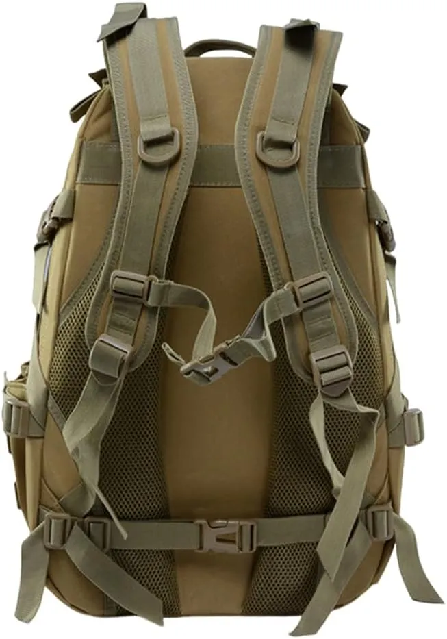 Multi-functional Lightweight Outdoor Backpack for Hiking Camping Cycling Oxford Cloth 40L Tactical Backpack (Gray Cp)