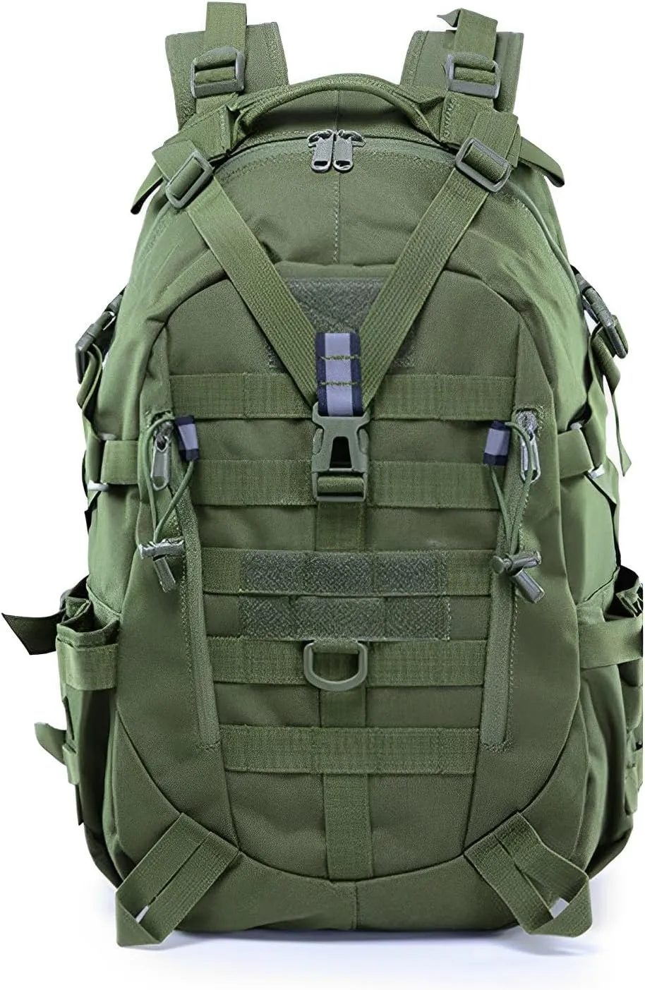 Multi-functional Lightweight Outdoor Backpack for Hiking Camping Cycling Oxford Cloth 40L Tactical Backpack (Green)