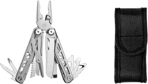 Multi-Purpose Pocket Knife Pliers Kit, Durable Stainless Steel Multi-Plier Multi-tool for Survival, Camping, Hunting (Silver)