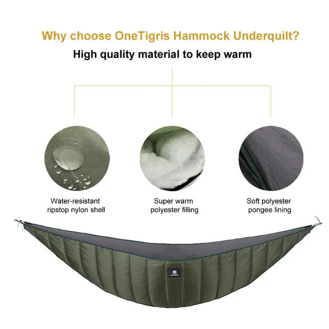 Multi-purpose Underquilt 68 Hammock Full Blanket C) F to Length (5 F to 40 Cutting-edge software Under OneTigris C Lightweight 20
