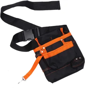 Multifunctional Electrician Tool Storage Bag High Capacity Waist Belt Pouch Ergonomic Design for Contractors Electricians Durable Easy to Clean