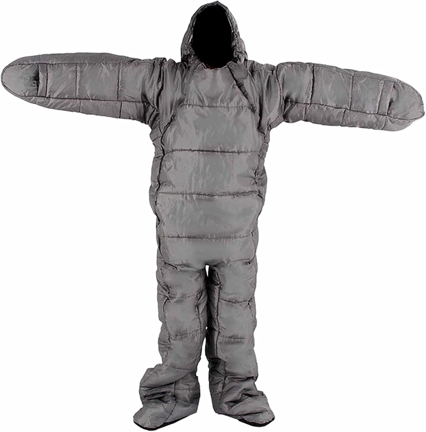Mummy Sleeping Bag Humanoid Sleeping Bag Outdoor Camping Sleeping Bag 3 Season Full Body Sleeping Wear for Travel Outdoor Hiking Human Shaped Ideal for Camping in Cold Weather