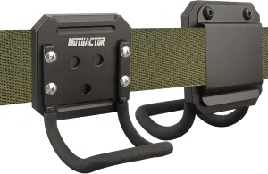 MUTUACTOR Hammer Holder Belt Clip,Non-Slip Tough Tool Clip Drill Holder for Tool Belt,Quickly Access Tool Belt Clip Hammer Holster for Power Drill Drivers Heavy Duty Hatchet Hammers Mallets (1 Set)