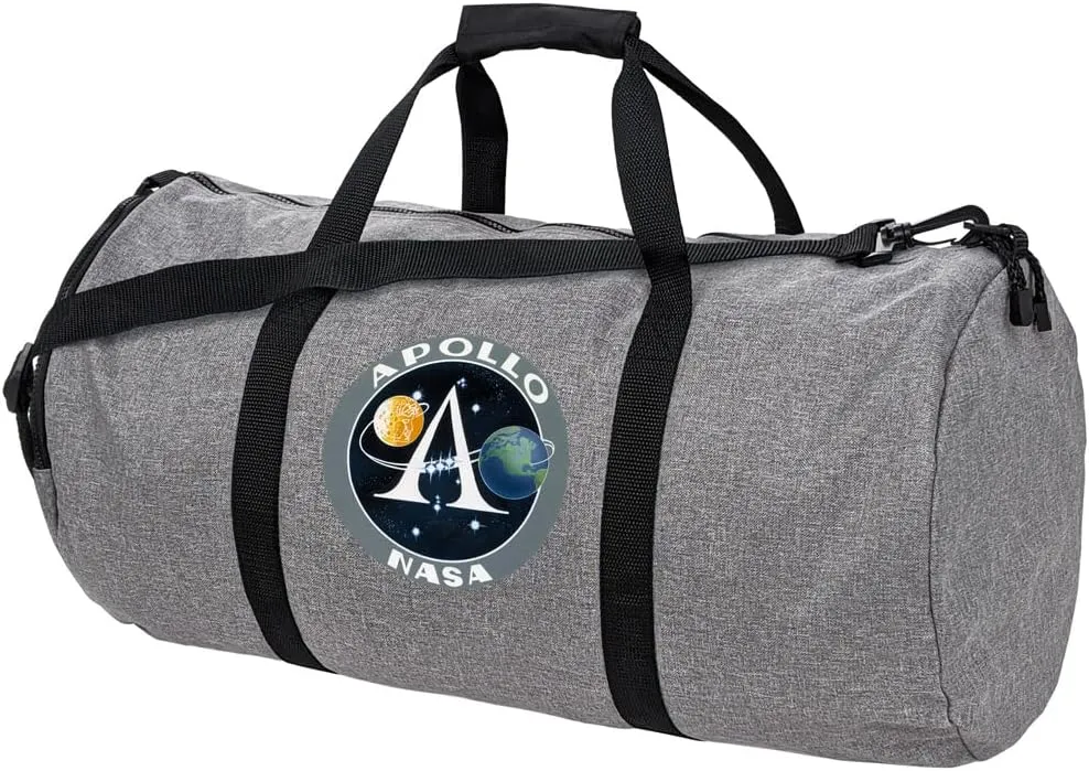Nasa Apollo Space Program Patch Lightweight Duffel Bag for Sports and Gym Packable for Travel