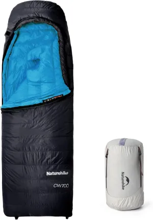 Naturehike 0 Degree Ultralight Down Sleeping Bag for Adults, 650FP Backpacking Cold Weather Sleeping Bag with RDS Down, 28.9℉ Sleeping Bags for Camping, Hiking, 2025 Model CW700