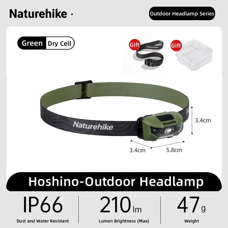 Naturehike Outdoor Headlamp Waterproof IP66
