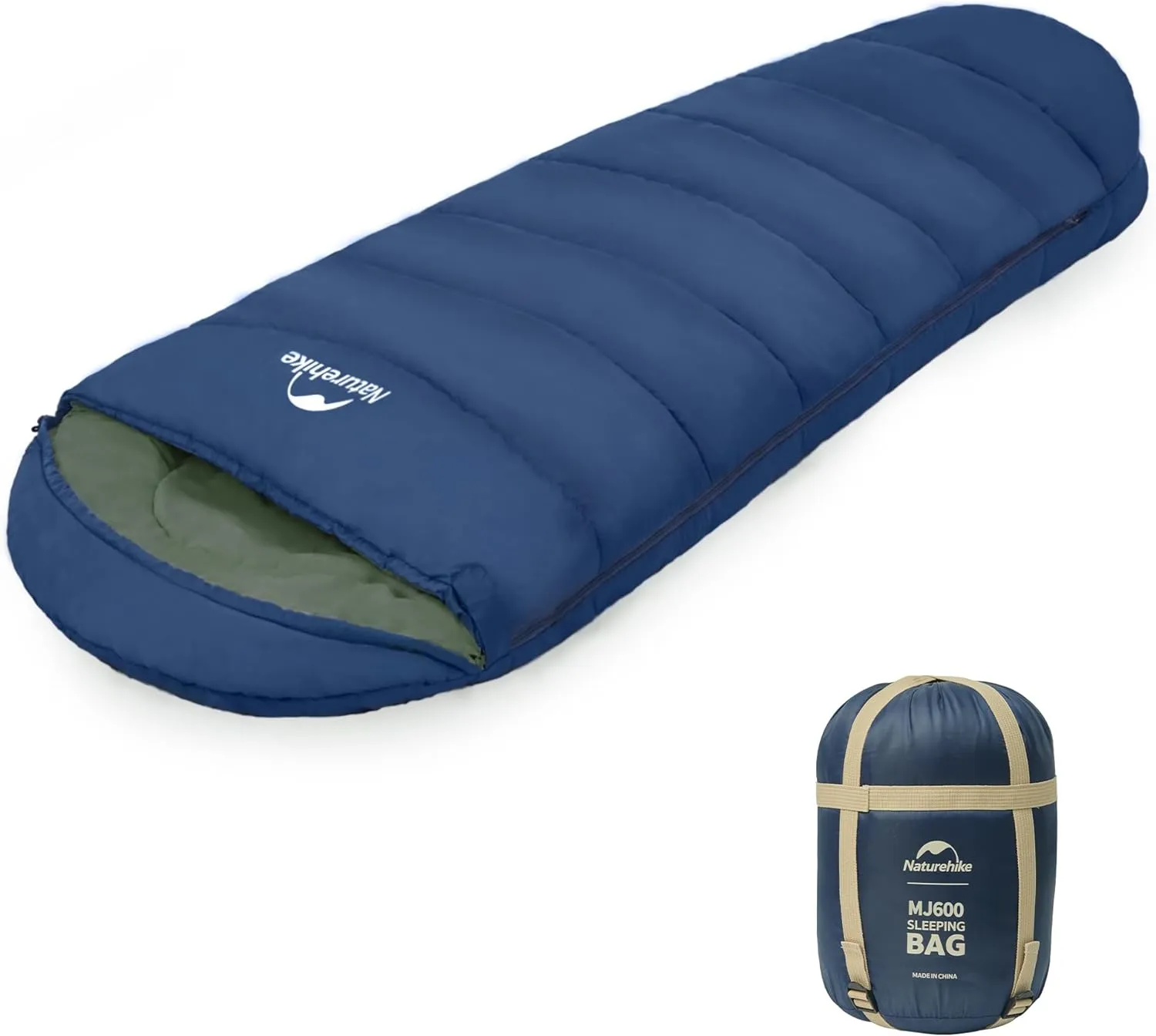 Naturehike Sleeping Bags for Adults, 23-39℉ Mummy Backpacking Sleeping Bag, 0 Degree Lightweight Sleeping Bag Warm for Camping, Hiking