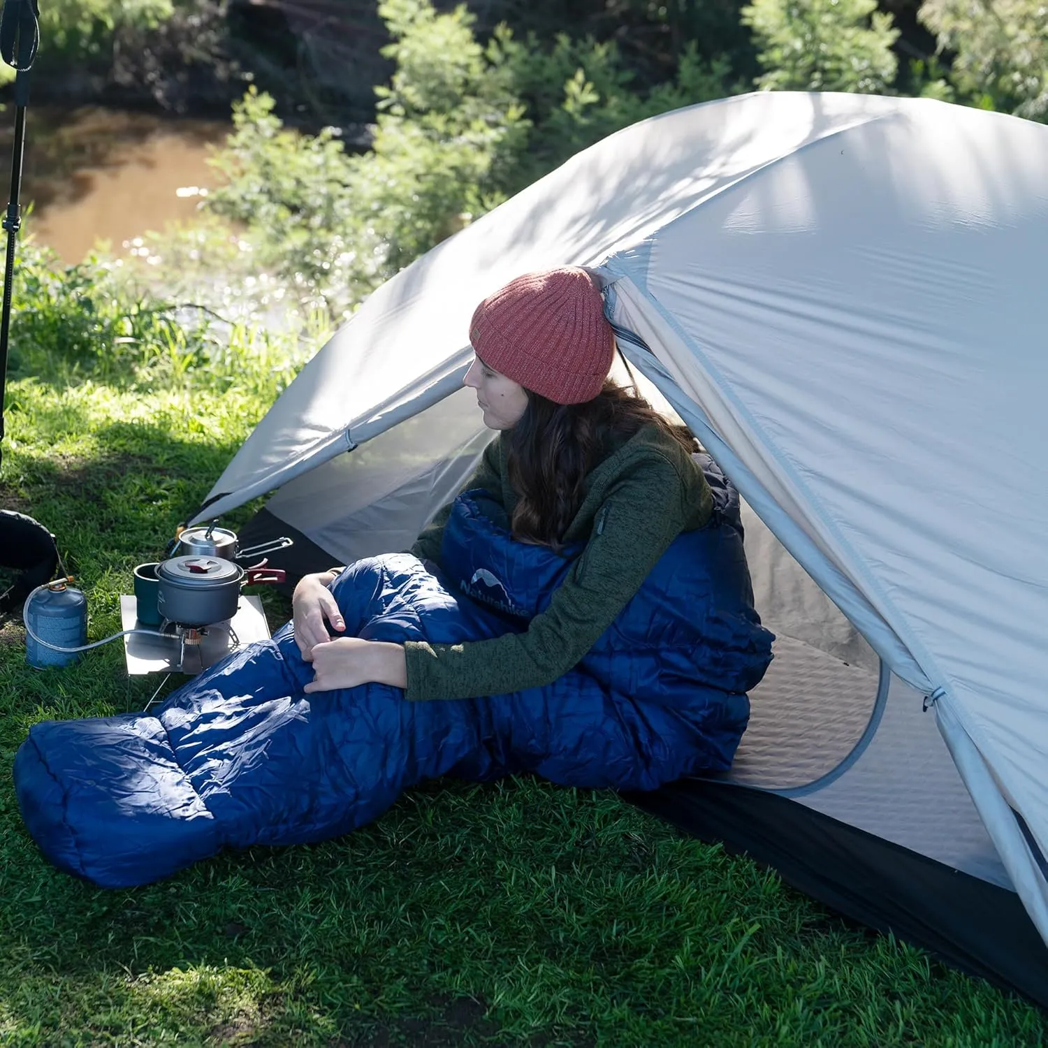 Naturehike Sleeping Bags for Adults, 23-39℉ Mummy Backpacking Sleeping Bag, 0 Degree Lightweight Sleeping Bag Warm for Camping, Hiking