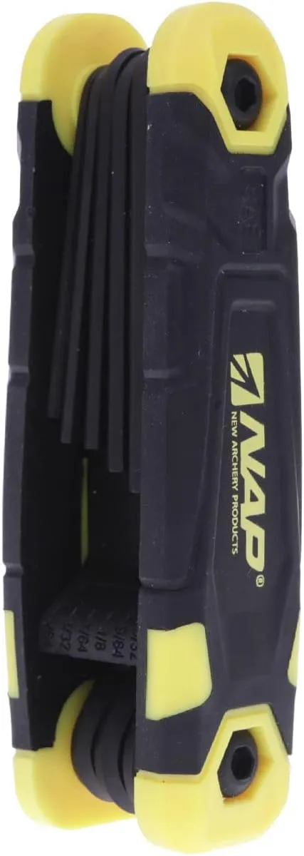 New Archery Products Hex Key Standard Compact Tool - Durable Steel Archery Tool Wrench Set with Multiple SAE Key Sizes