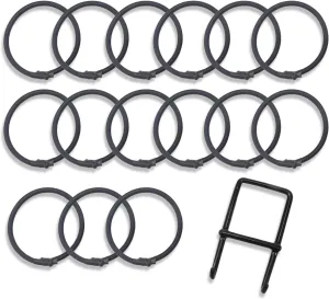NEWAN 15Pcs Independent Bungee Cords,Replacement for Fitness Trampoline Bungee Cords   Mounting Tool - Max Limit 330 lbs